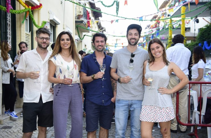 Pedro Caeiro, Sofia Marques, Diogo Faro, Diogo Valsassina e Mafalda Luis de Castro