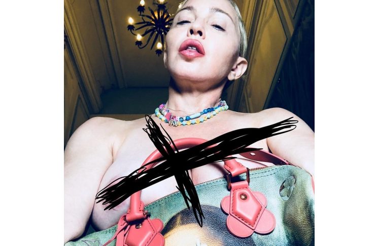madonna topless