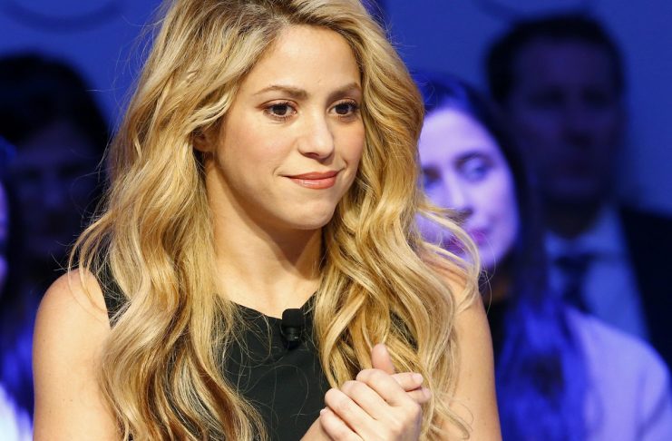 Singer and UNICEF Ambassador Shakira attends the annual meeting of the WEF in Davos