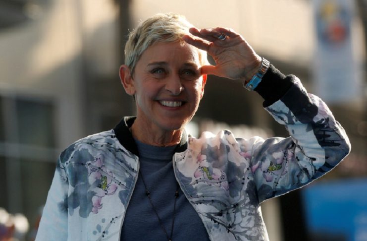 Cast member DeGeneres poses at the premiere of “Finding Dory” at El Capitan theatre in Hollywood