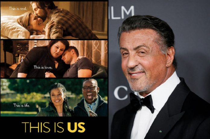 Actor Sylvester Stallone poses at the LACMA Art+Film Gala in Los Angeles