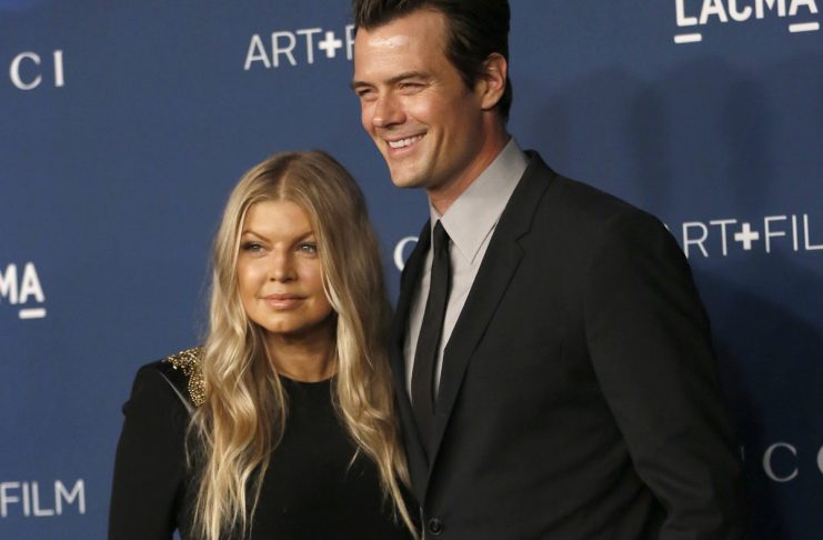 Duhamel and his wife singer Fergie pose at the Los Angeles County Museum of Art (LACMA) 2013 Art+Film Gala in Los Angeles