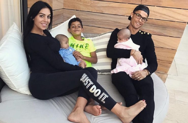 georgina rodríguez cristiano ronaldo eva e mateo