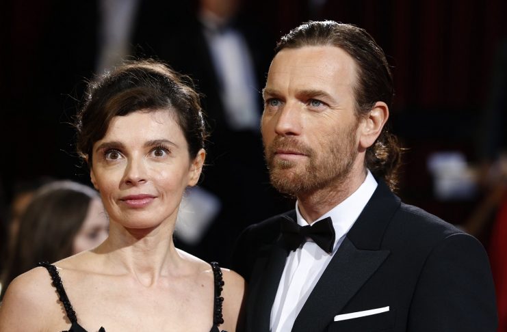 Actor Ewan McGregor and his wife Eve Mavrakis arrive at the 86th Academy Awards in Hollywood