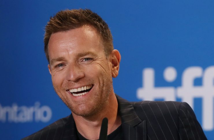 Director Ewan McGregor attends a press conference to promote the film American Pastoral at TIFF.