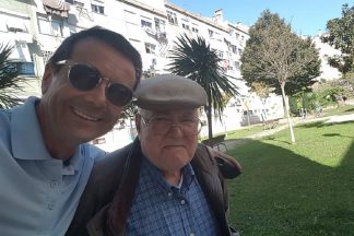 Jorge Gabriel e o pai