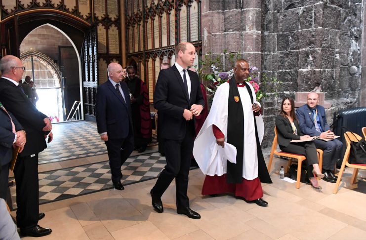Britain’s Prince William, attends The Manchester Arena National Service of Commemoration at Manchester Cathedral in central Manchester