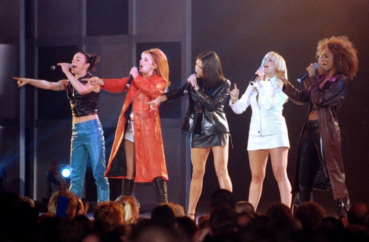 THE SPICE GIRLS LAUNCH THE NEW MCLAREN FORMULA ONE CAR