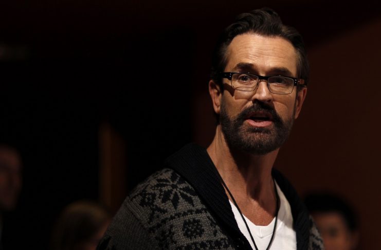 Actor Everett attends a photocall of the movie “Hysteria”by director Wexler at the Rome Film Festival