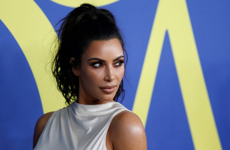 Kim Kardashian attends the CFDA Fashion awards in Brooklyn