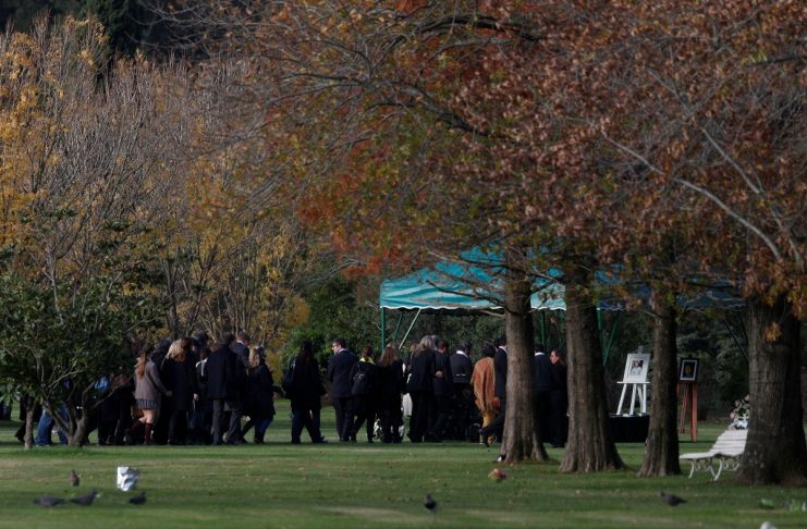 Queen Maxima and King Willem-Alexander of the Netherlands attend the funeral ceremony for the Queen’s sister Ines Zorreguieta at a cemetery in Pilar
