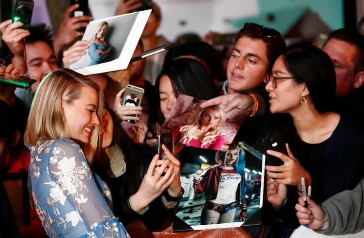 Robbie arrives on the red carpet for the film “I, Tonya” during the Toronto International Film Festival in Toronto