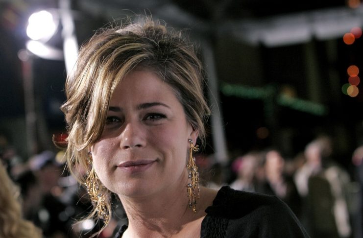 Cast member Maura Tierney arrives for the premiere of the film “Semi-Pro” at the Mann Village Theater in Los Angeles