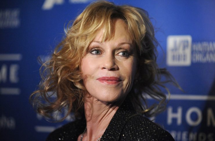 Actress Griffith attends the Cinema for Peace event benefiting the J/P Haitian Relief Organization, in Los Angeles