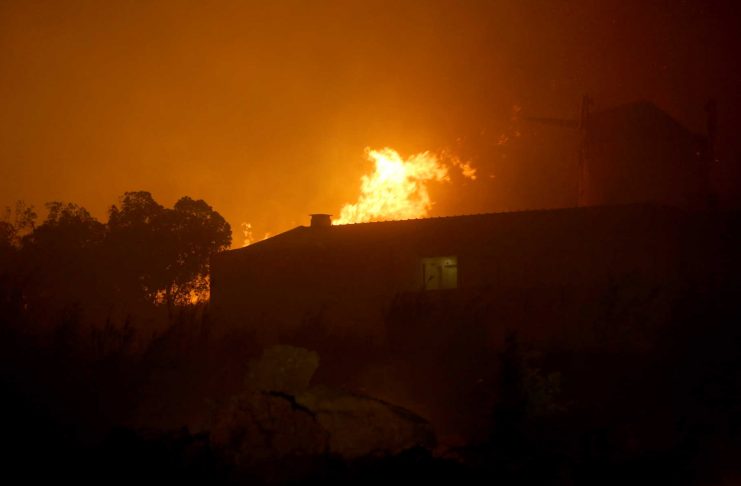 Incendio na serra de sintra