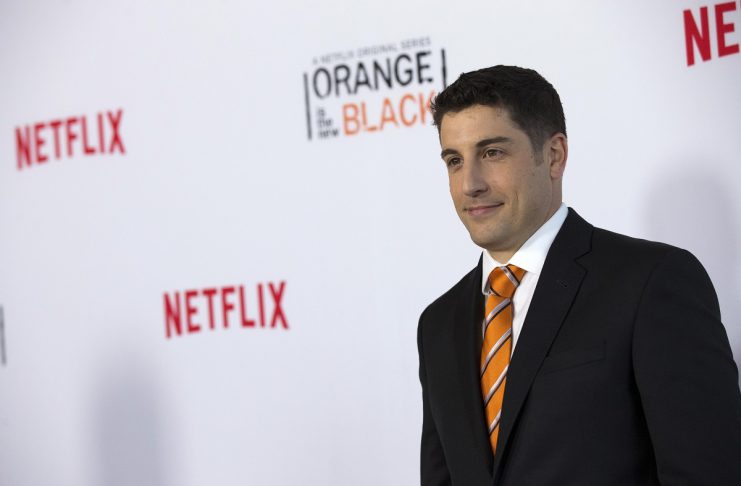 Cast member Biggs poses at a For Your Consideration panel at the Directors Guild of America in Los Angeles