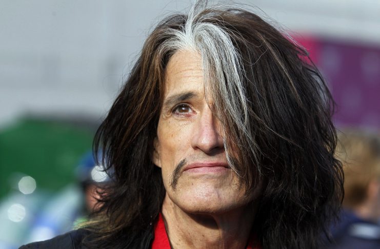 Aerosmith’s Joe Perry is seen in Boston, Massachusetts