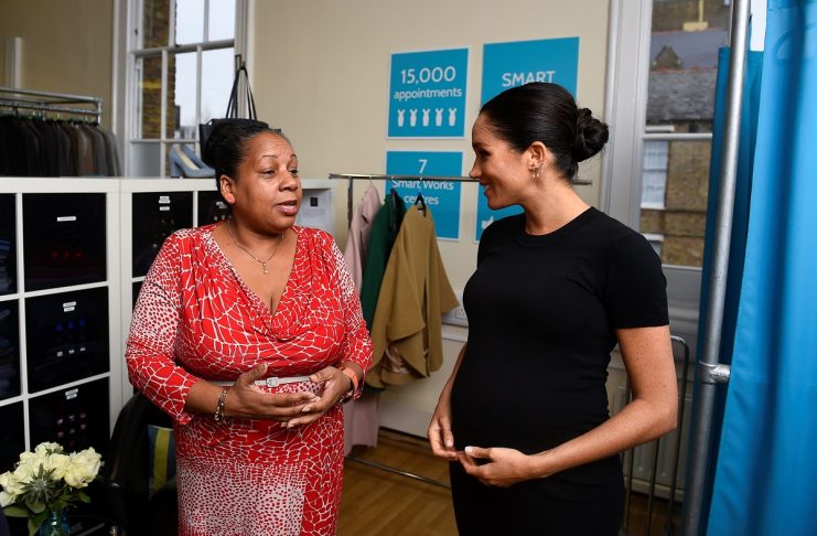 Meghan, the Duchess of Sussex, visits Smart Works charity in West London