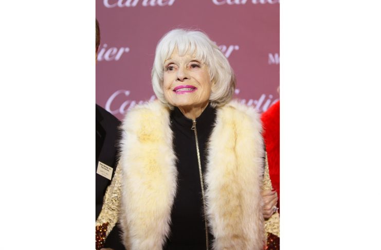 Comedian Carol Channing poses at the 26th Annual Palm Springs International Film Festival Awards Gala