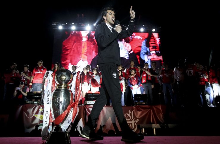 Festa de campeão nacional do Benfica