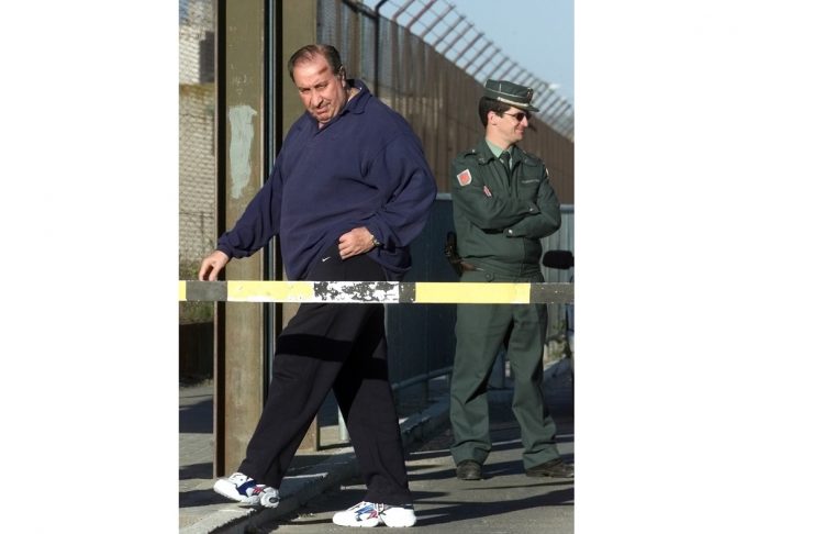 ATLETICO MADRID PRESIDENT GIL LEAVES ALCALA-MECO PRISON.