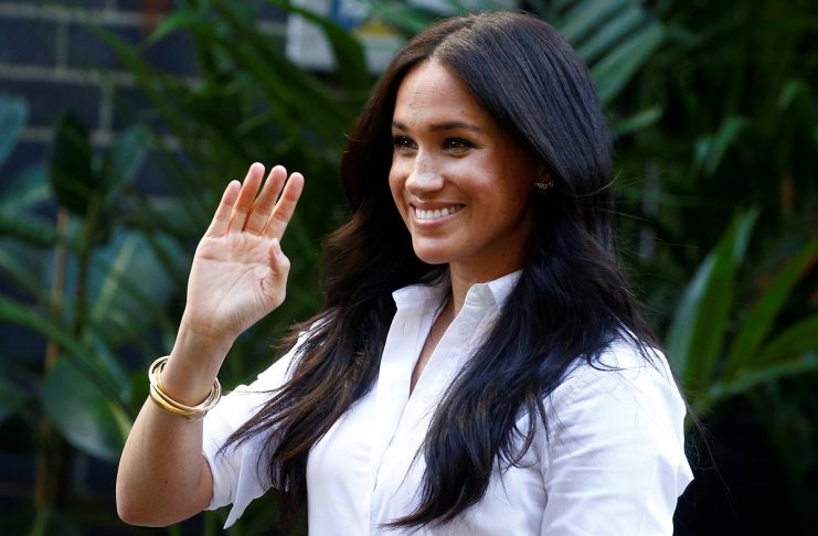 Meghan, Duchess of Sussex, attends the launch of the Smart Works capsule collection in London