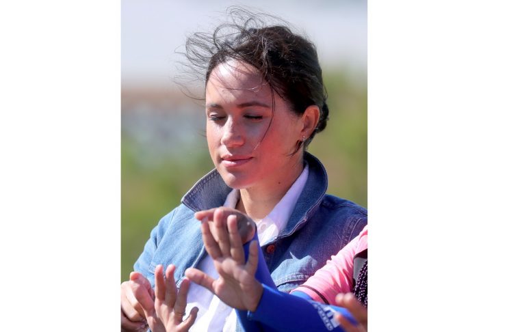 Britain’s Prince Harry and his wife Meghan visit South Africa