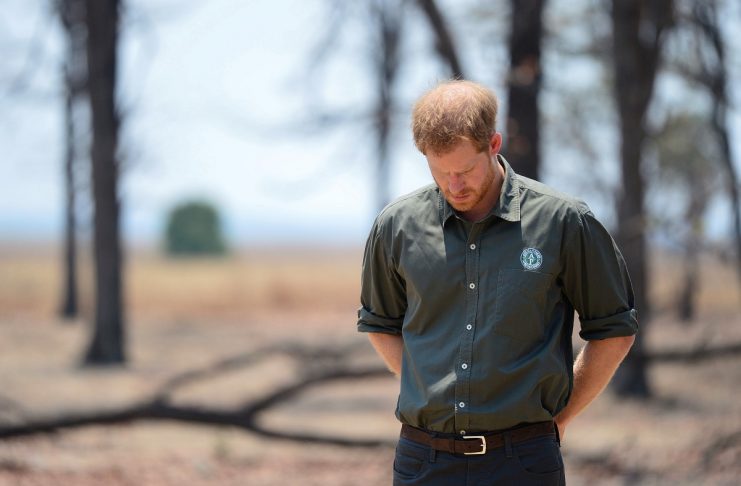 Britain’s Prince Harry visits Malawi