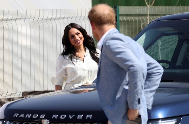 Britain’s Prince Harry and Meghan visit South Africa