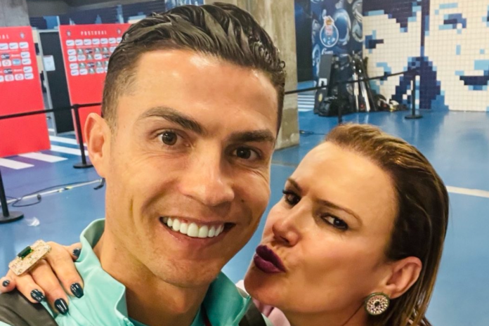 Elma Aveiro e Cristiano Ronaldo