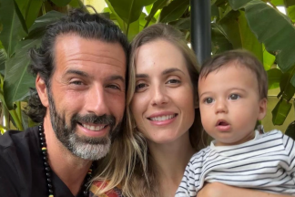 Mafalda Rodiles e o filho