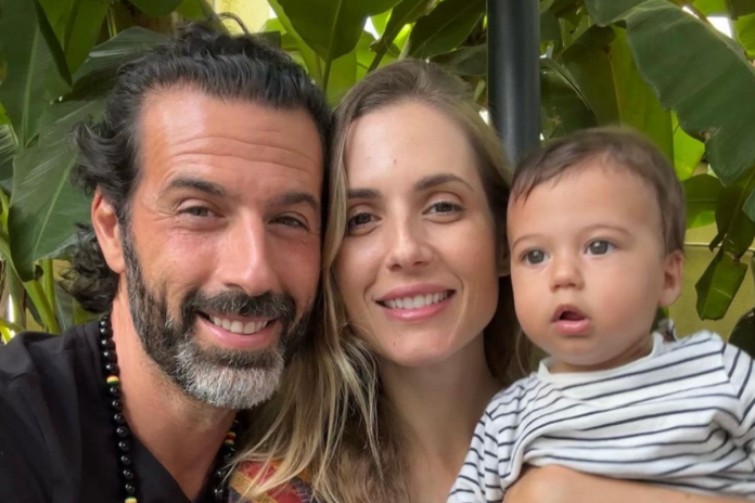 Mafalda Rodiles e o filho