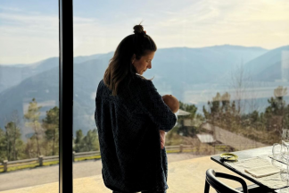 Matilde Breyner com a filha