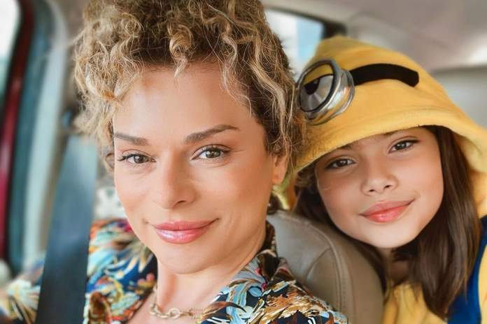 Rita Mendes e a filha Matilde