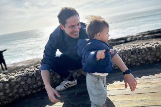 João Paulo Sousa e o filho Leonardo