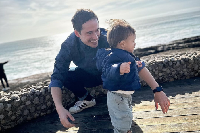 João Paulo Sousa e o filho Leonardo