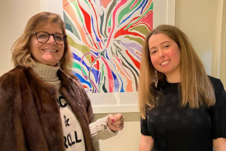 Júlia Pinheiro e a sobrinha