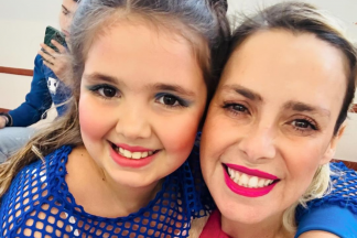 Dália Madruga e a filha