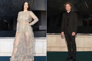 Rosalía e Jeremy Allen White chegaram separados, mas mostraram-se apaixonados durante a festa