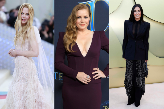 Nicole Kidman, Amy Adams e Demi Moore são três das nomeadas para os Globos com mais de 50 anos