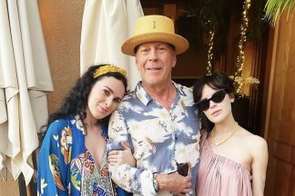 Bruce Willis tem três filhas com a atriz Demi Moore